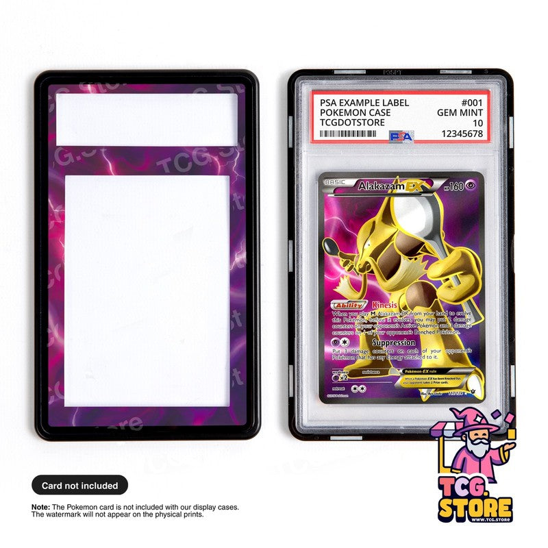 Alakazam-EX 117/124 - Fates Collide | Pokémon Graded Case Extended Art Display
