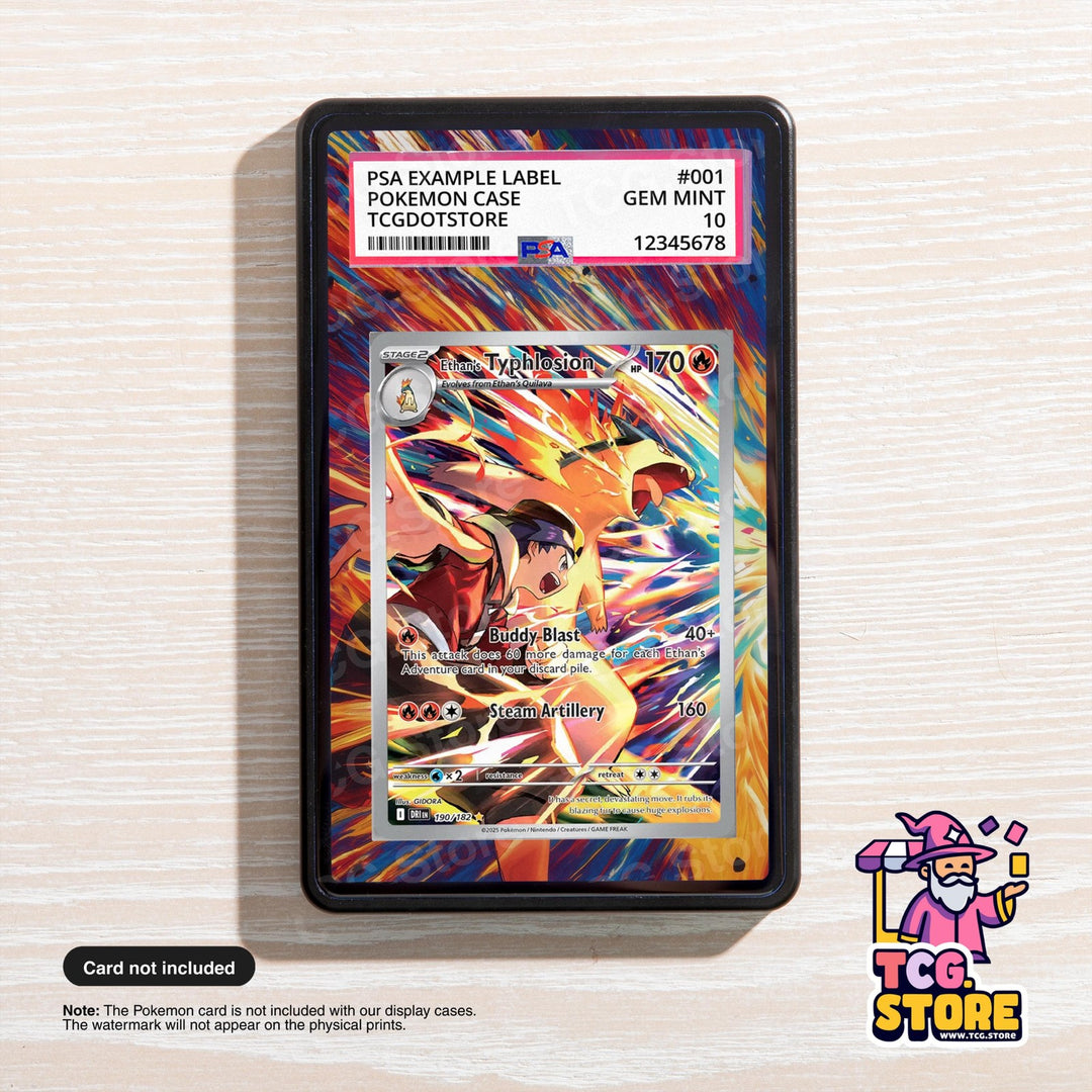 Ethan's Typhlosion 190/182 | Pokémon PSA / CGC Graded Extended Artwork Display