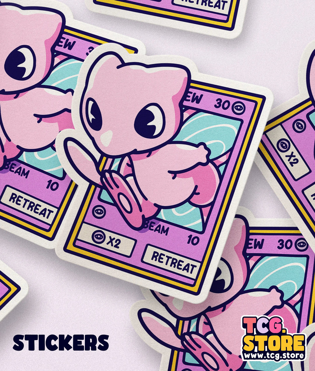 Mew Pokemon Sticker