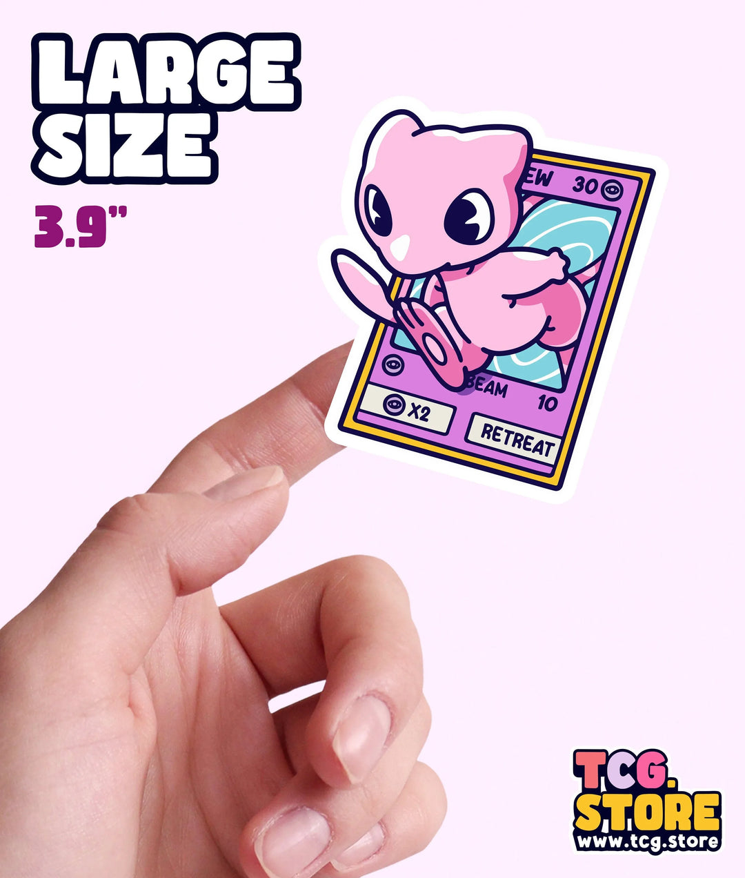 Mew Pokemon Sticker