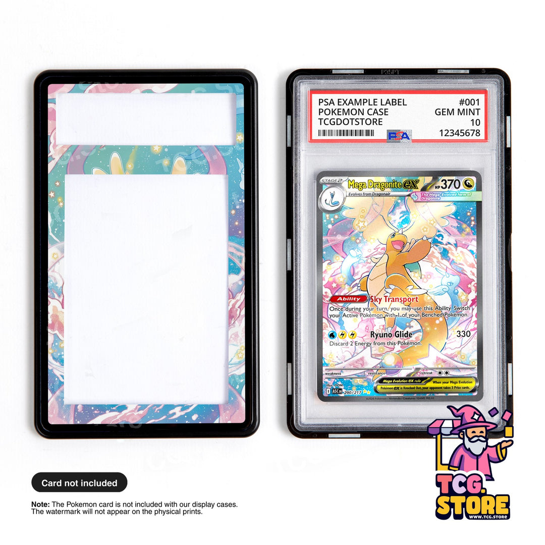 Mega Dragonite Ex 290/217 -Ascended Heroes | Pokémon Graded Extended Art Display
