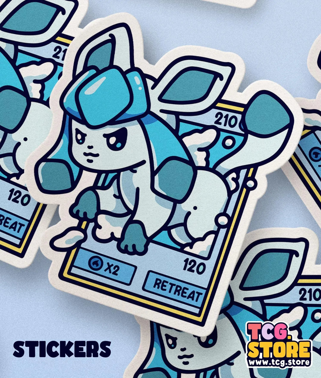 a bunch of stickers that are on a table