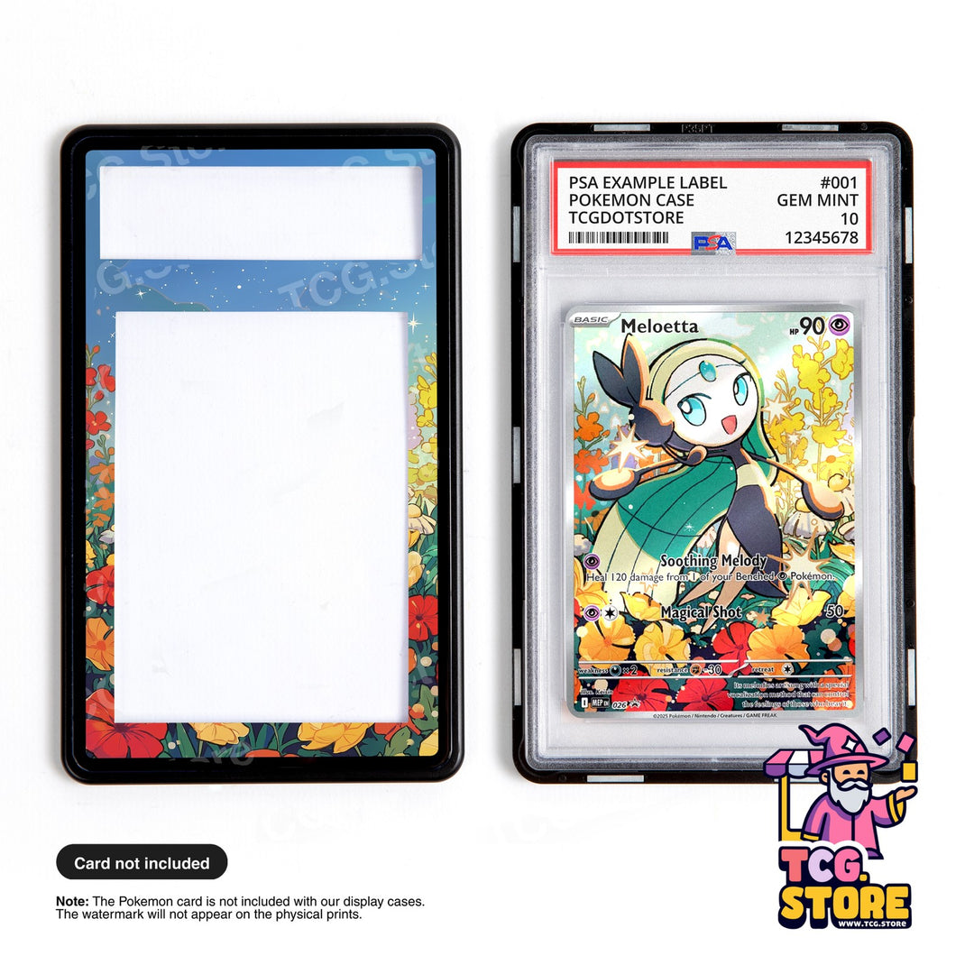 Meloetta 026 - Mega Evolution Promo | Pokémon Graded Case Extended Art Display