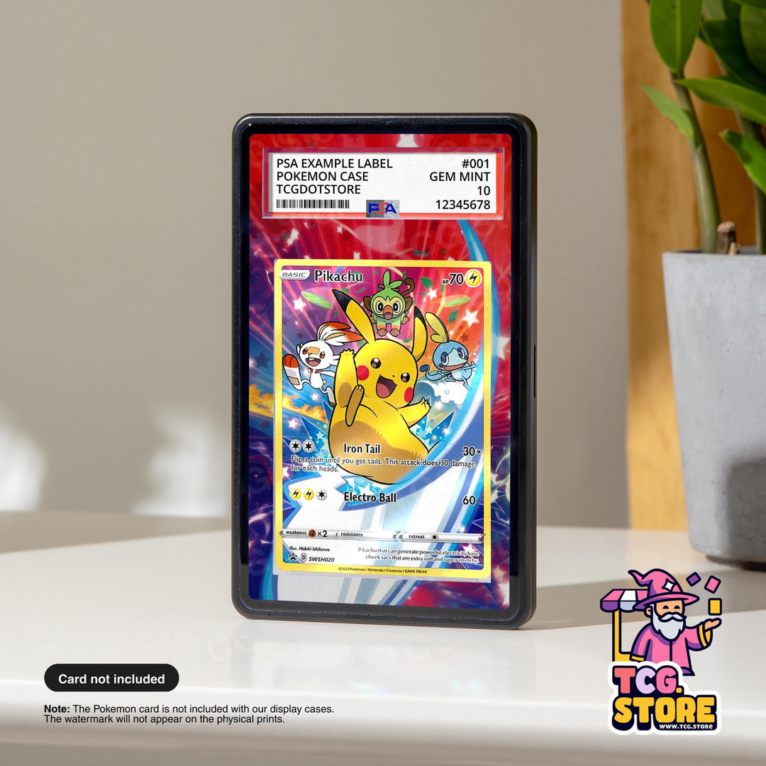 Pikachu - SWSH020 | Pokémon PSA / CGC Graded Card Case Extended Artwork Display