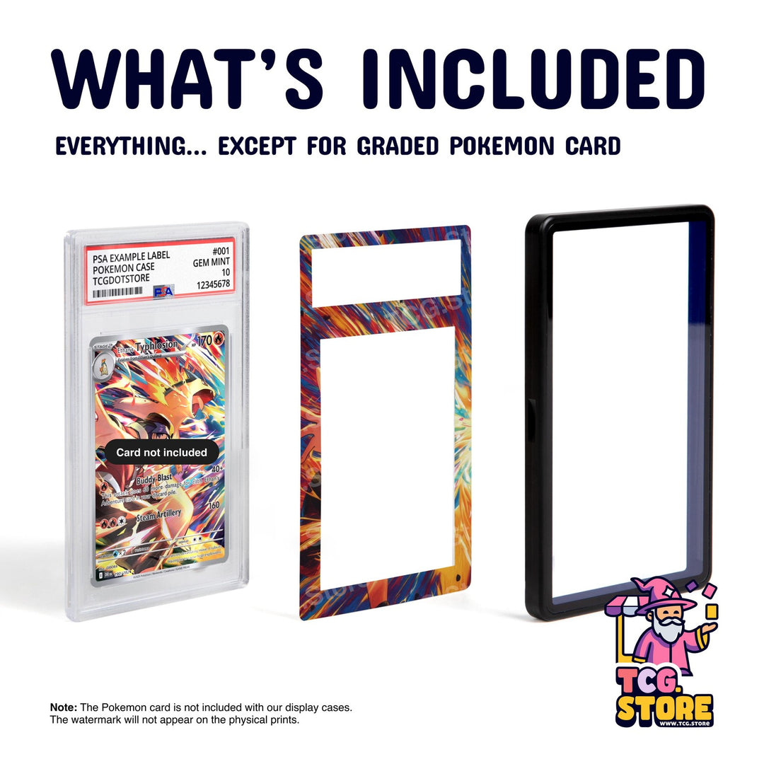 Greavard 214/198 | Pokémon PSA / CGC Graded Card Case Extended Artwork Display