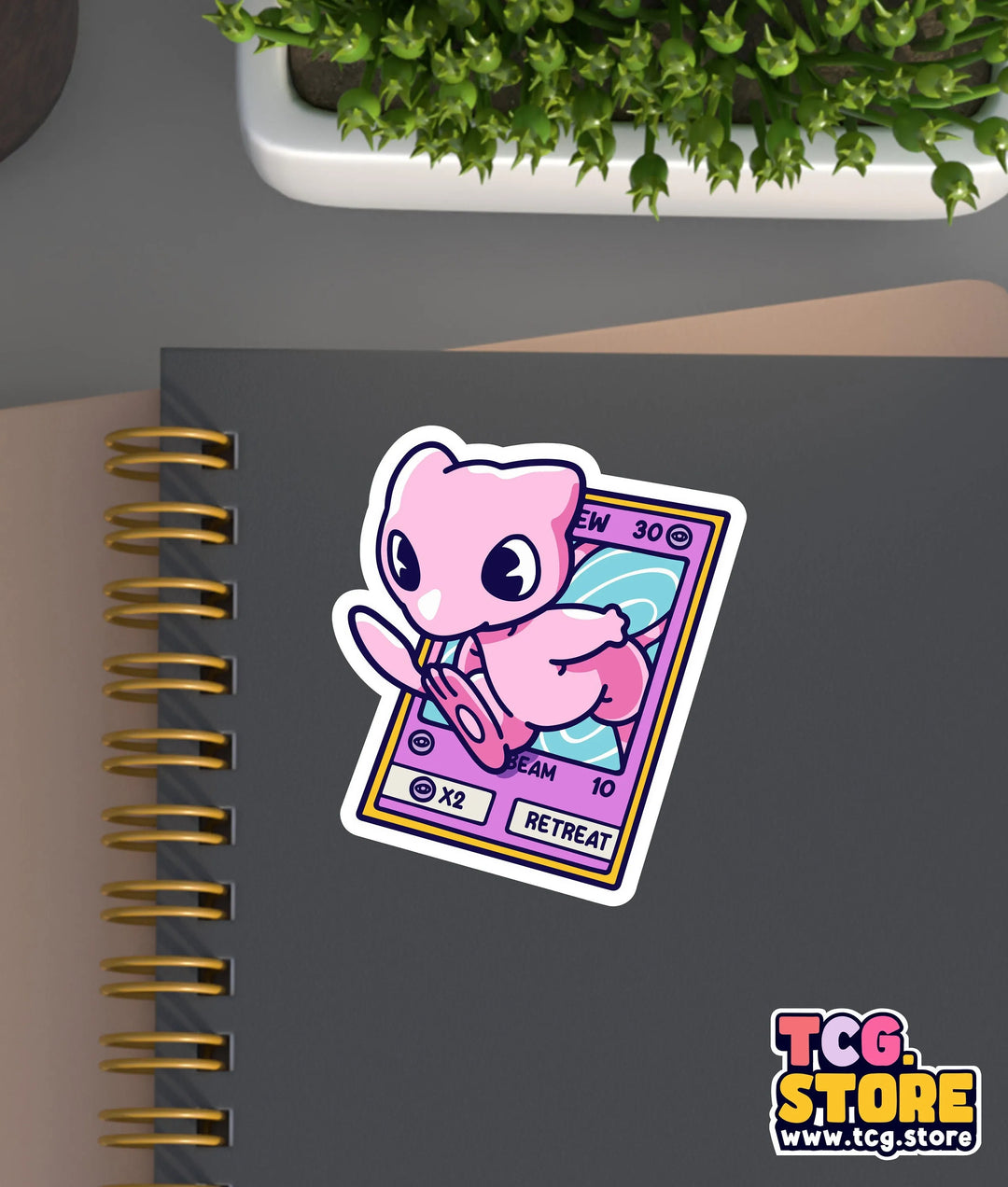 Mew Pokemon Sticker