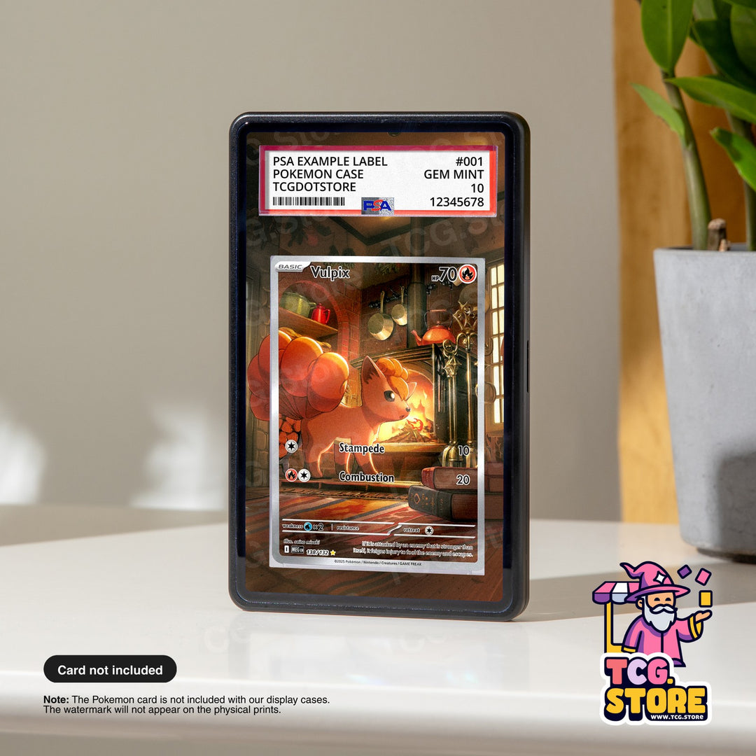 Vulpix 138/132 - Mega Evolution | Pokémon Graded Case Extended Art Display
