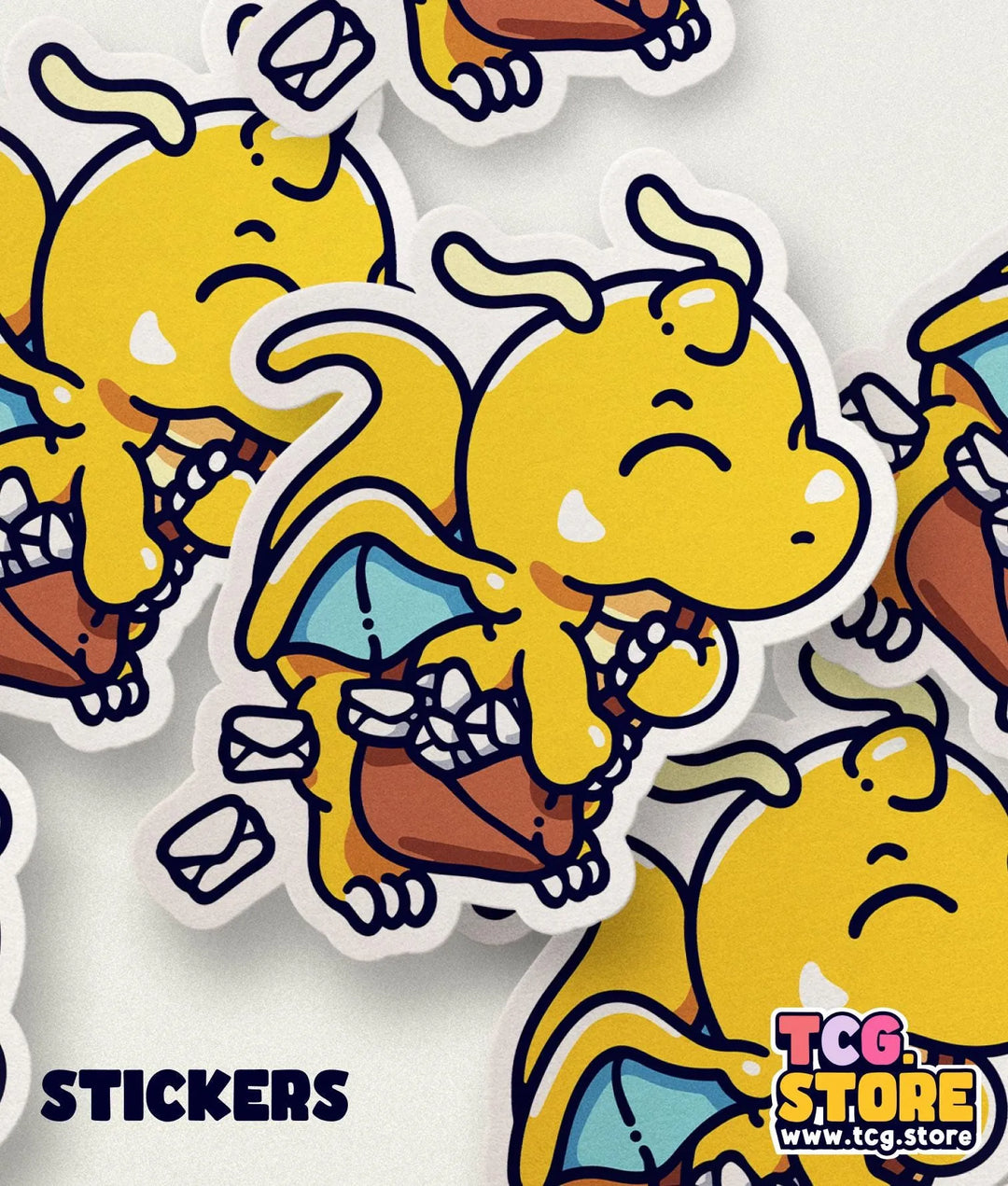a bunch of stickers that are on a table