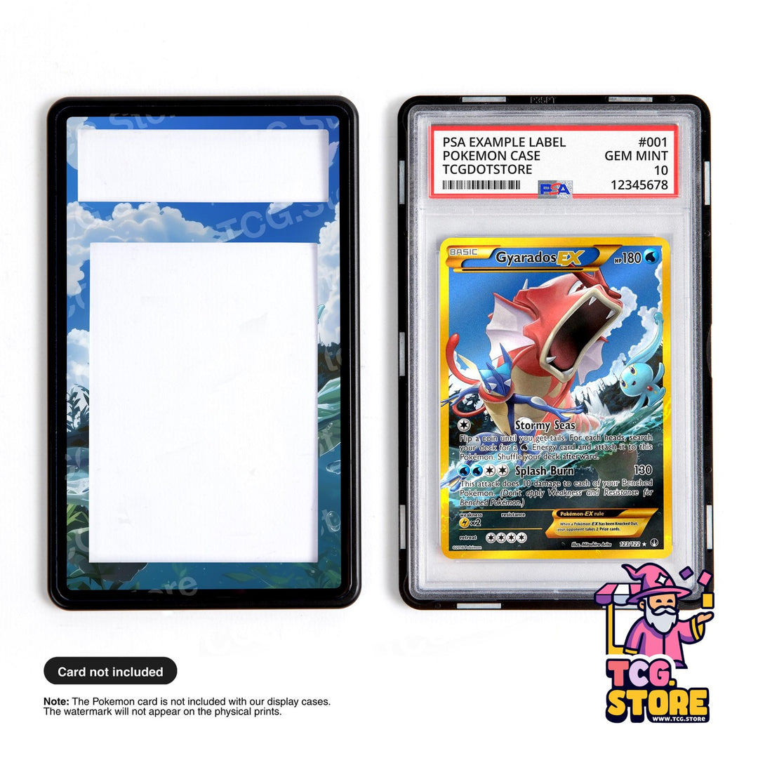Gyarados EX 123 | Pokémon PSA / CGC Graded Card Case Extended Artwork Display