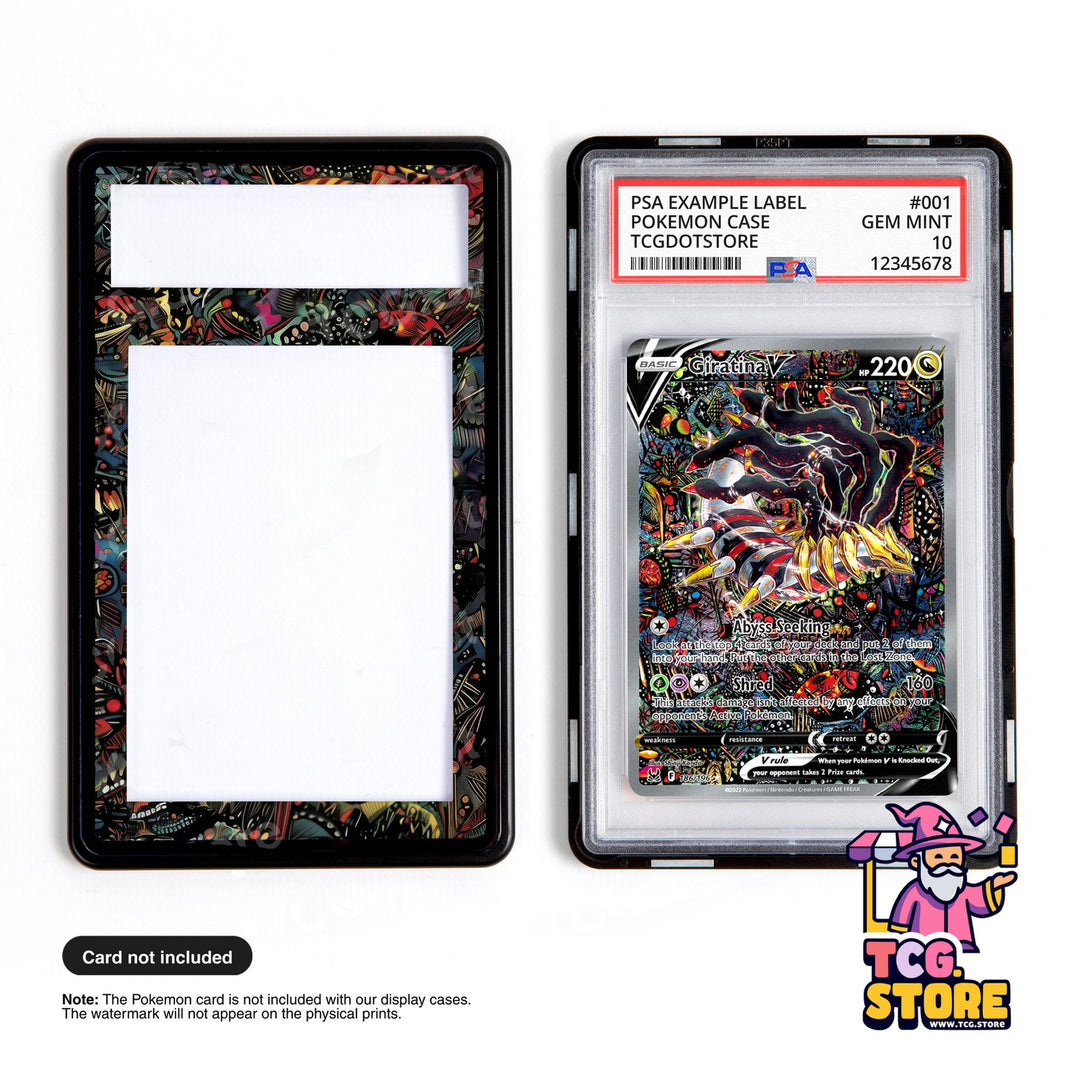 Giratina V 186/196 - Lost Origin | Pokémon Graded Case Extended Artwork Display
