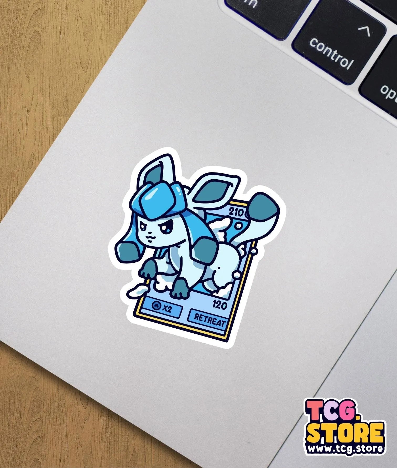 a sticker of a dog holding a baseball bat