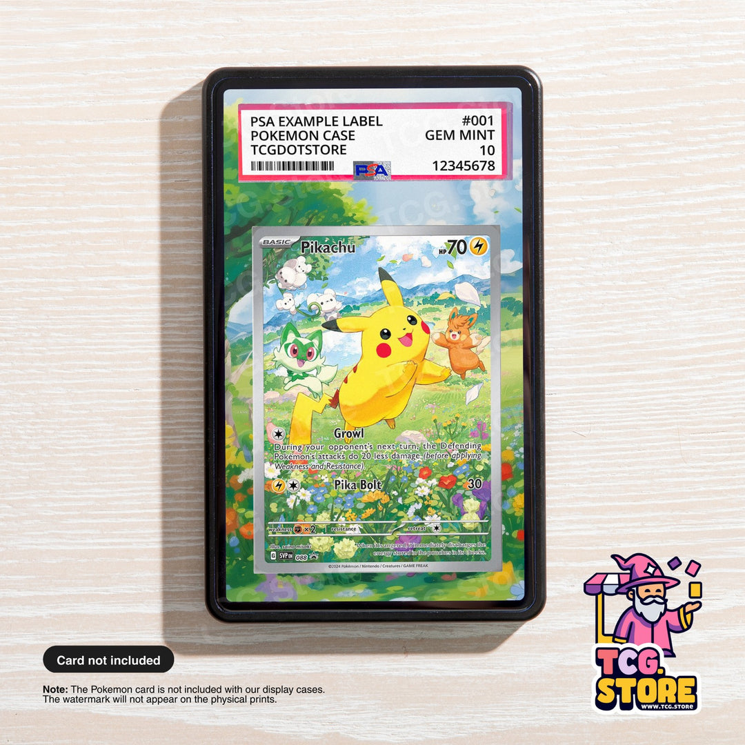 Pikachu 088 - SV Promo | Pokémon Graded PSA/CGC Case Extended Artwork Display
