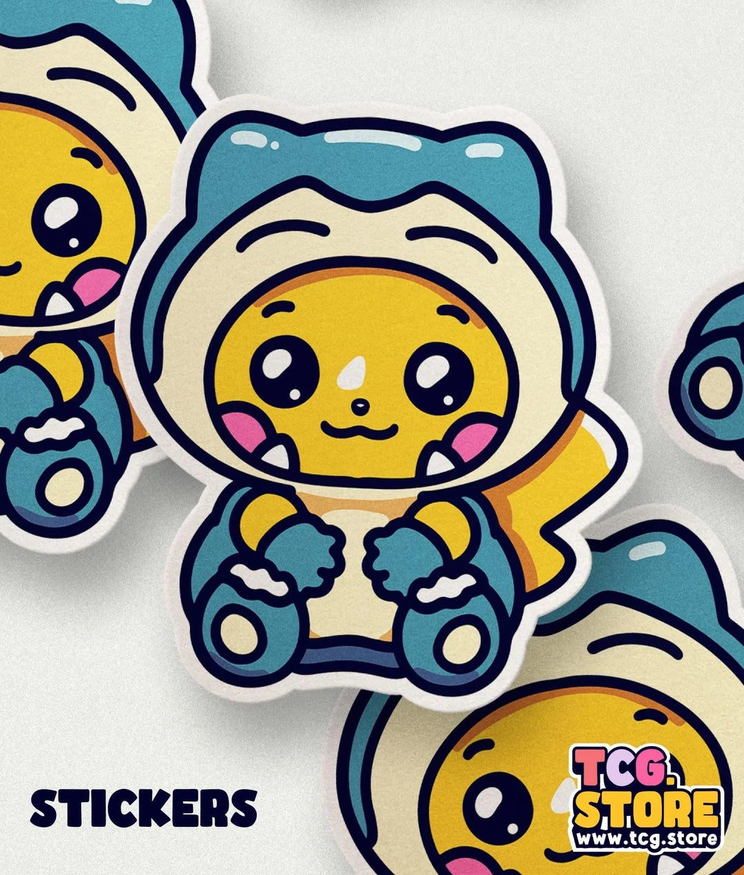 a bunch of stickers that are on a table