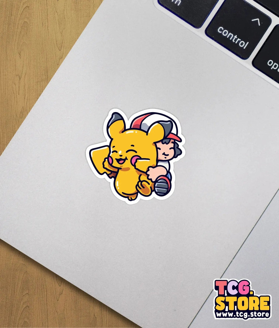 Ash Hugging Pikachu Pokemon Sticker - TCG.Store - TCGDotStore