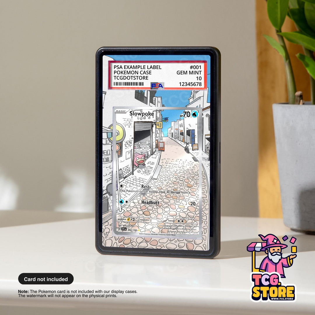 Slowpoke 204/198 | Pokémon PSA / CGC Graded Card Case Extended Artwork Display