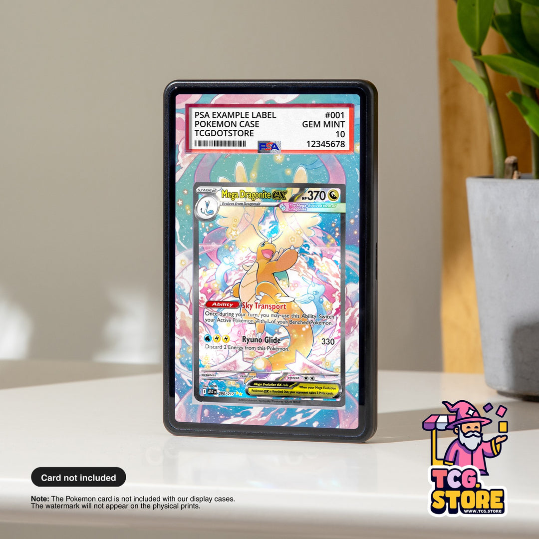 Mega Dragonite Ex 290/217 -Ascended Heroes | Pokémon Graded Extended Art Display