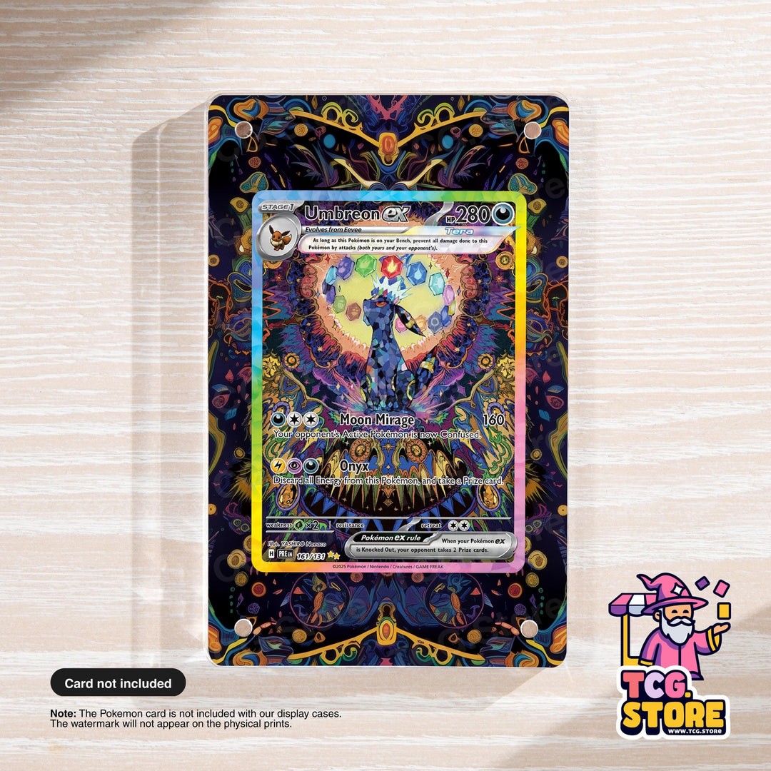 a colorful, intricate Pokemon card with a detailed design and vibrant colors.