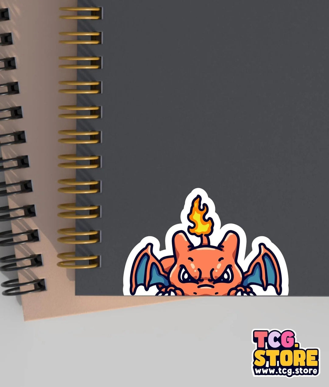 Charizard Pokemon Peeking Sticker - TCG.Store - TCGDotStore