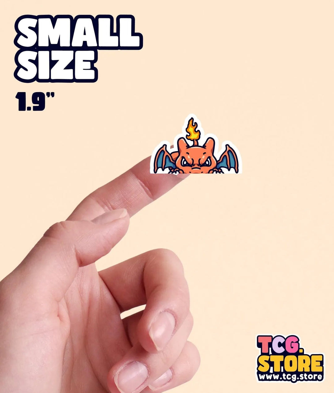 Charizard Pokemon Peeking Sticker - TCG.Store - TCGDotStore