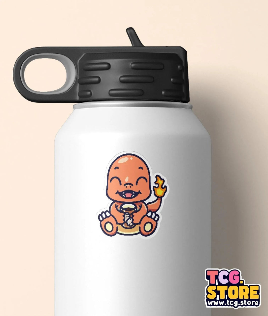 Charmander Boba Tea Sticker - TCG.Store - TCGDotStore