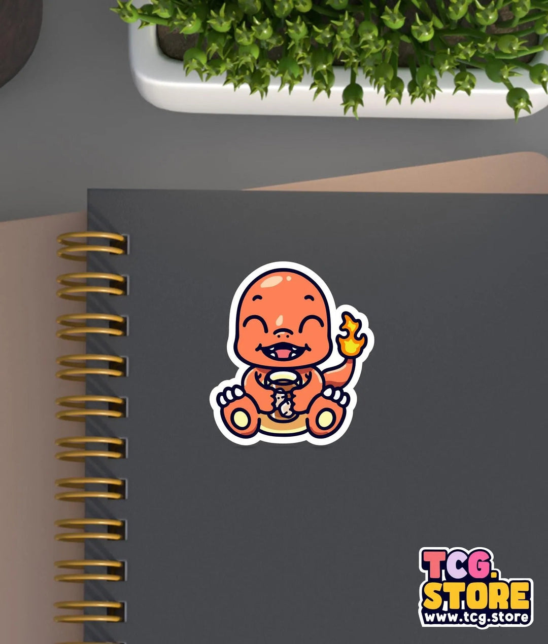 Charmander Boba Tea Sticker - TCG.Store - TCGDotStore