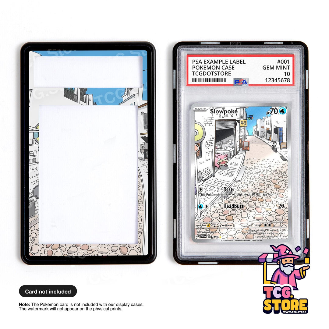 Slowpoke 204/198 | Pokémon PSA / CGC Graded Card Case Extended Artwork Display