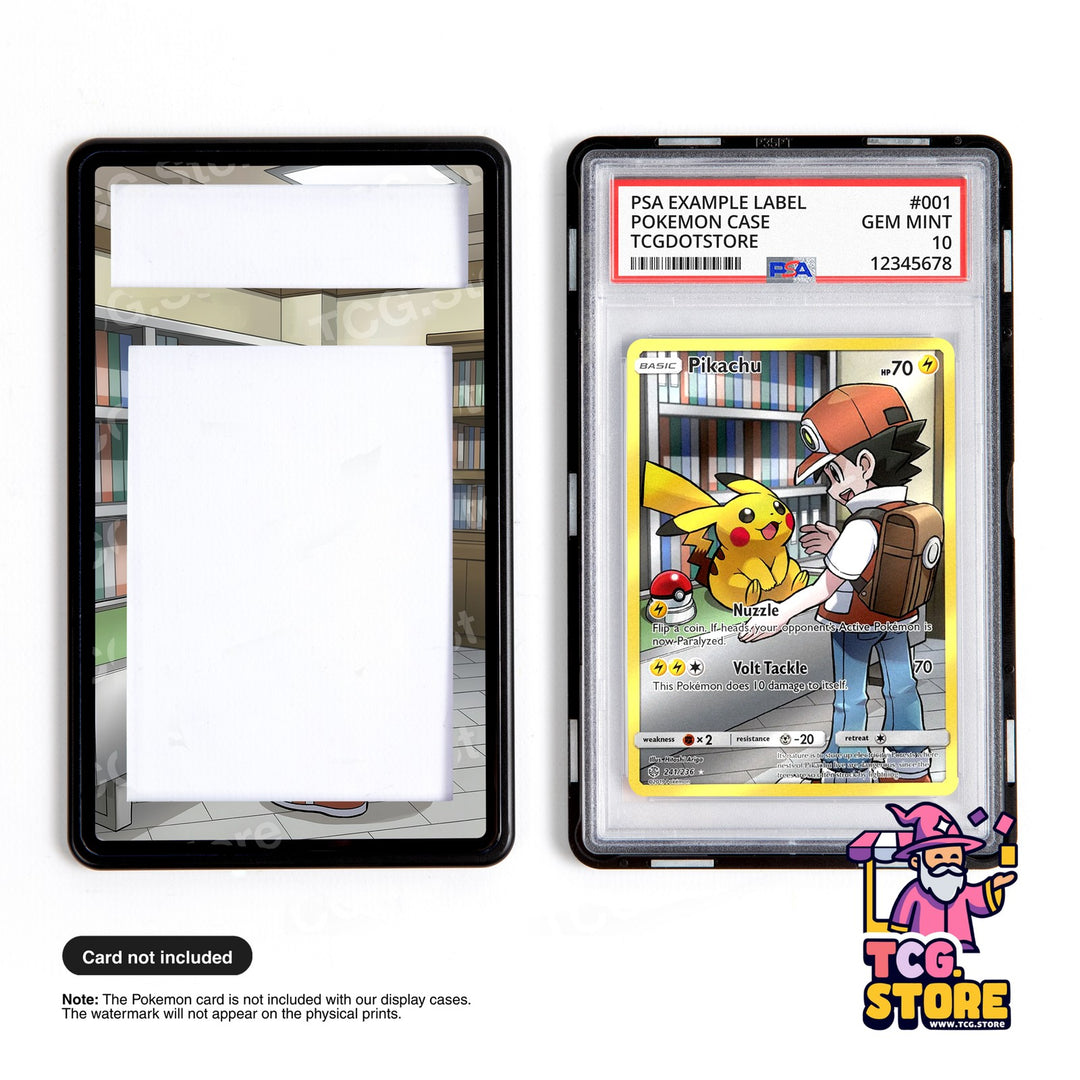 Pikachu 241/236 - Cosmic Eclipse | Pokémon Graded Case Extended Art Display