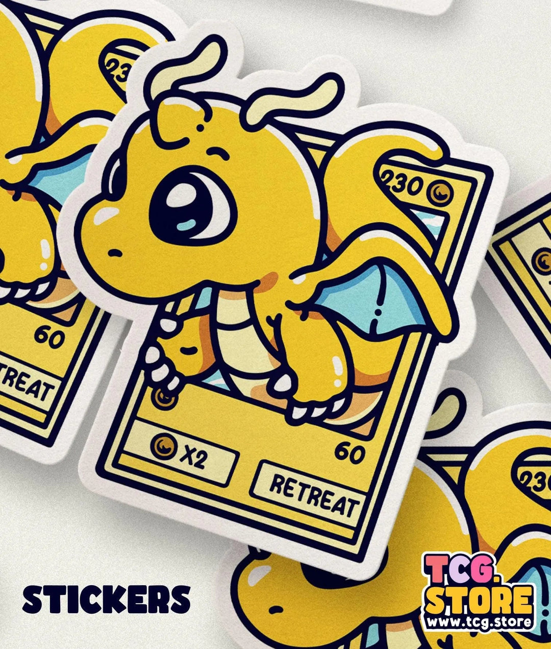 Dragonite Pokemon Sticker - TCG.Store - TCGDotStore