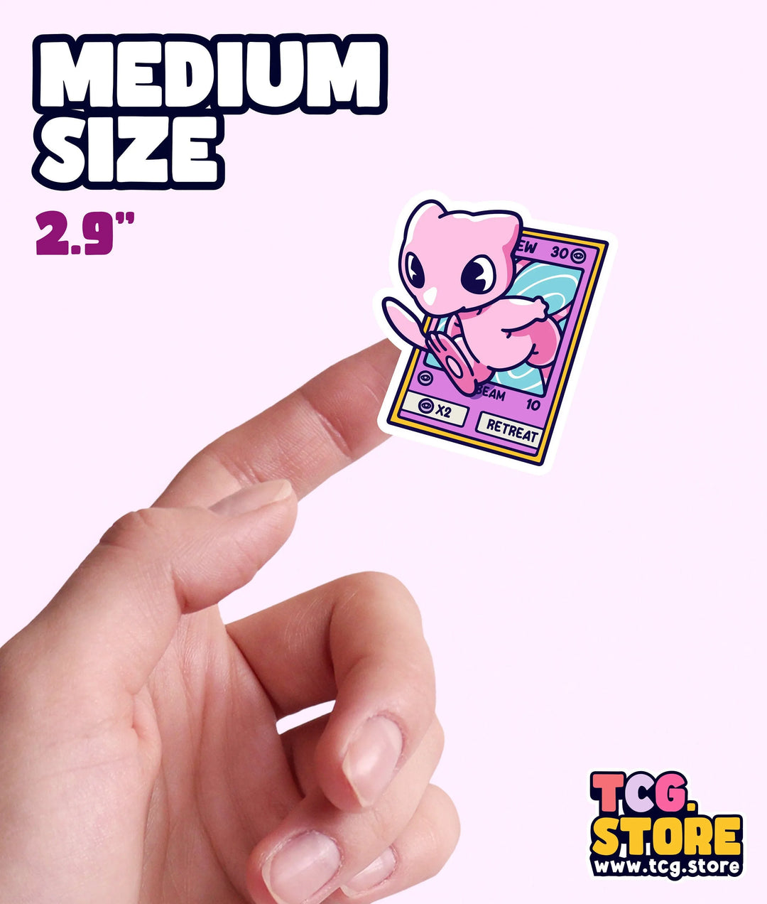 Mew Pokemon Sticker