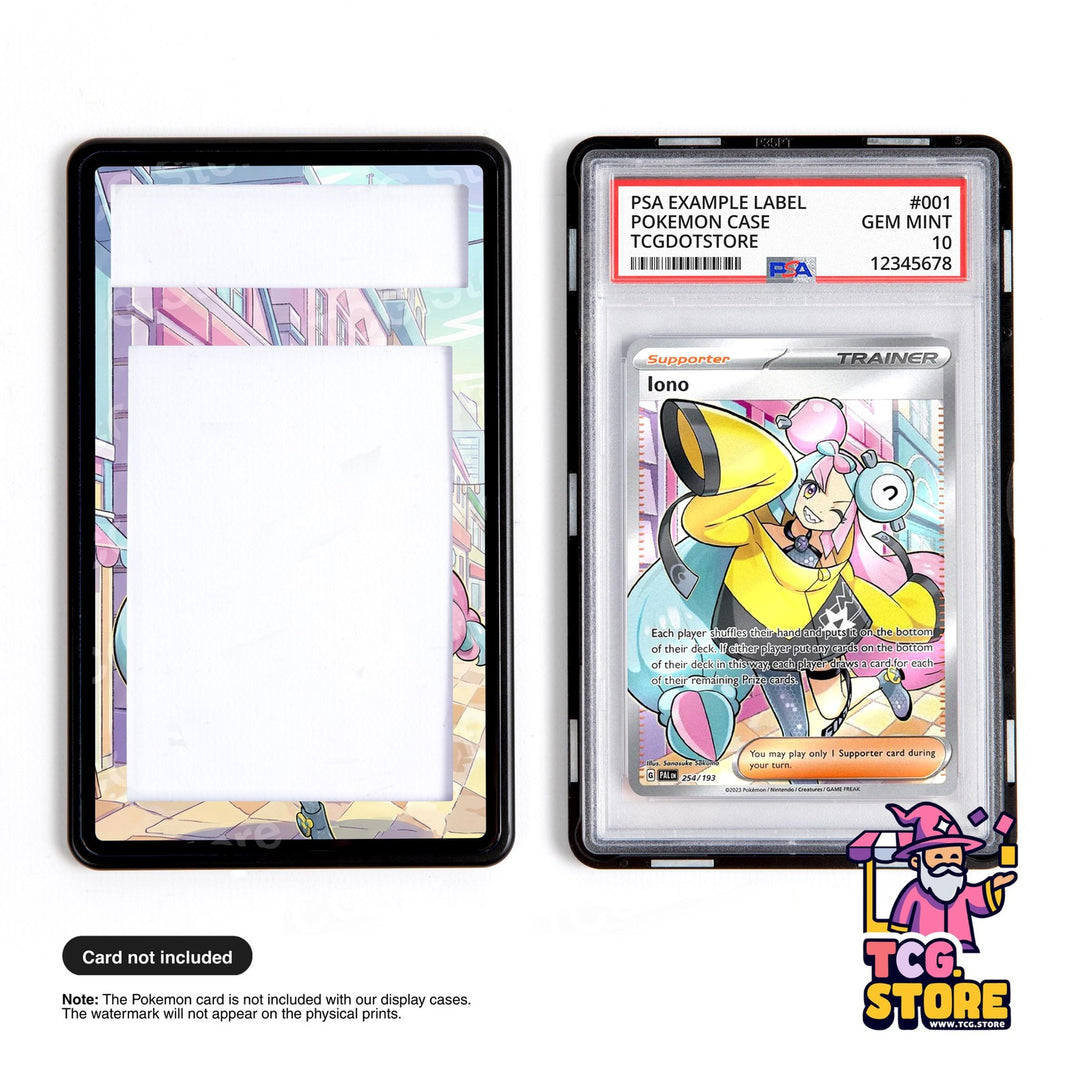 Iono 254/193 | Pokémon PSA / CGC Graded Card Case Extended Artwork Display