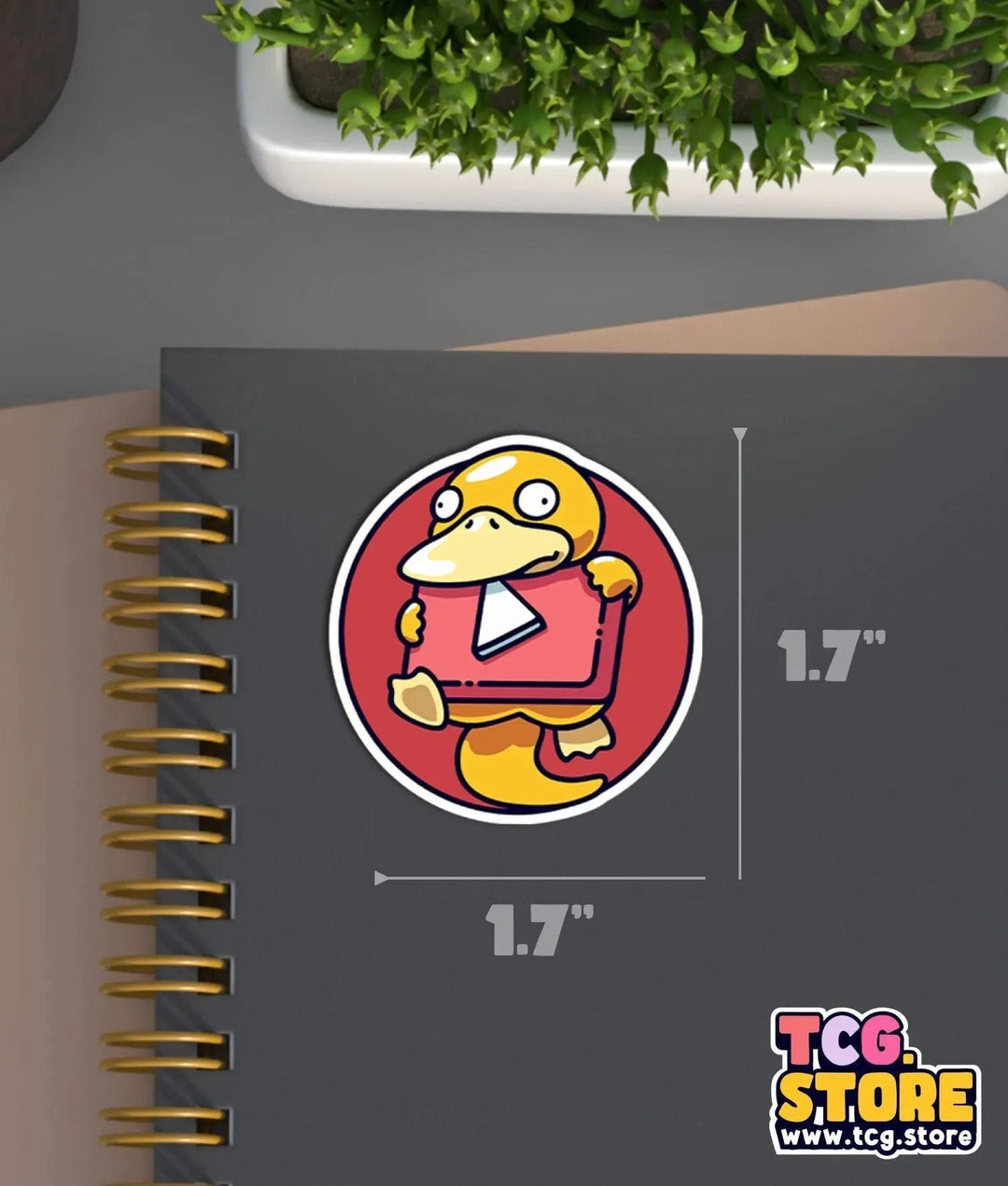 Psyduck Pokemon Sticker: Youtube