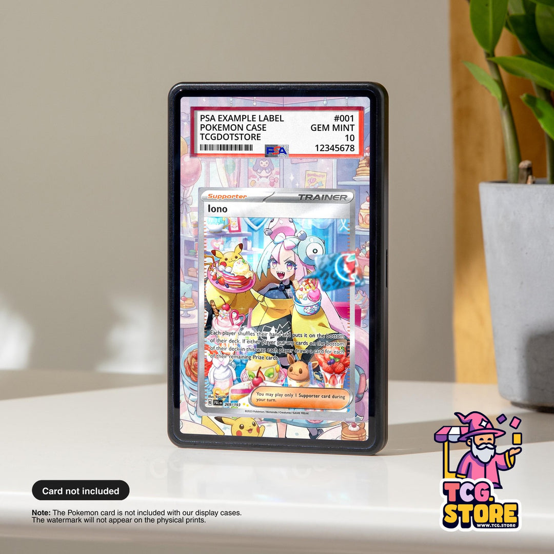 Iono 269/193 | Pokémon PSA / CGC Graded Card Case Extended Artwork Display