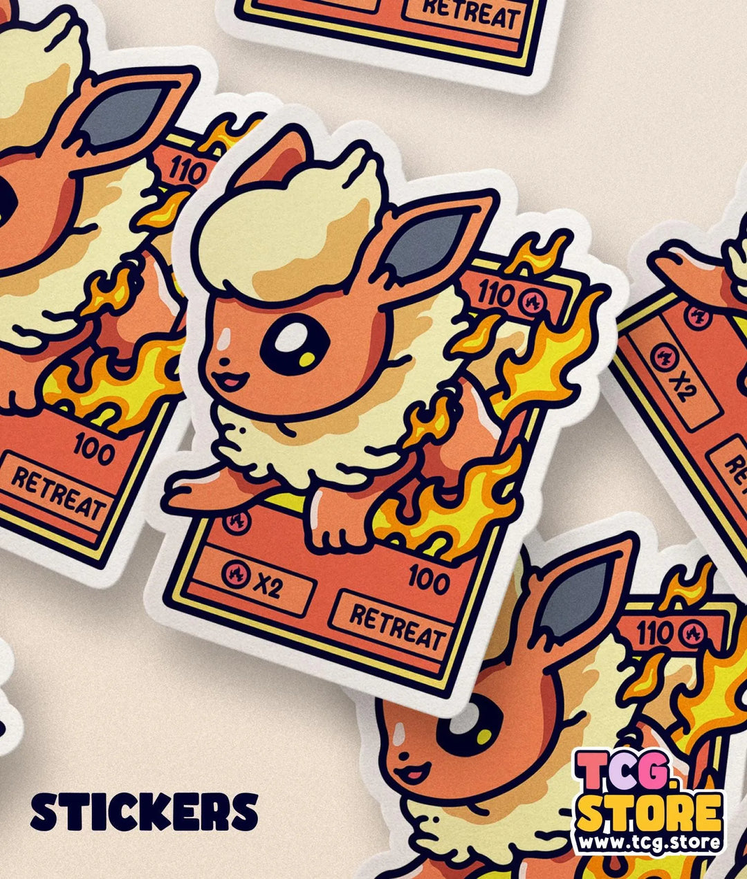 a bunch of stickers with some animals on them