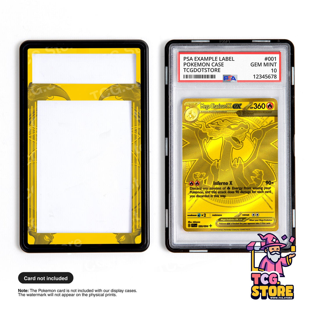 Mega Charizard X Ex 130/094 | Pokémon Graded Case Extended Art Display