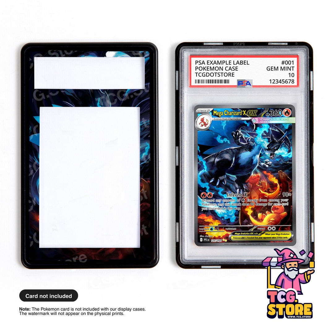 Mega Charizard X Ex 125/094 | Pokémon Graded Case Extended Art Display