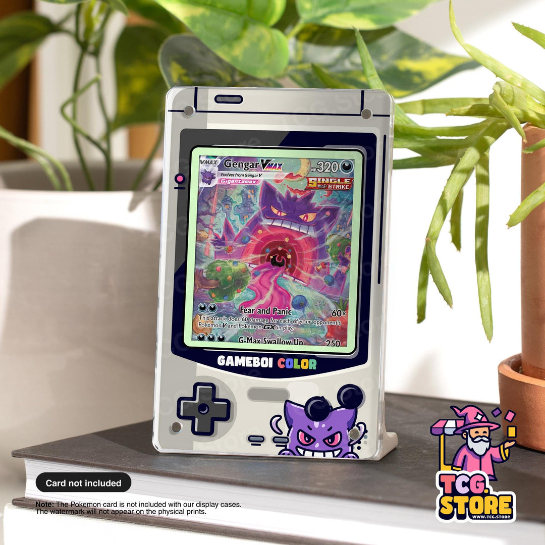 Gengar Gray Gameboy Color Pokémon Extended Art Display - TCG.Store - TCGDotStore