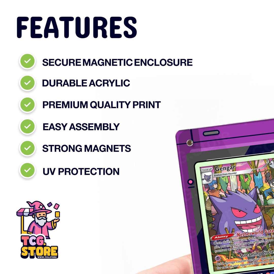 Gengar Purple Gameboy Color Pokémon Extended Art Display - TCG.Store - TCGDotStore