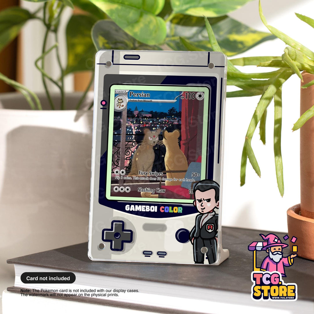 Giovanni Gray Gameboy Color Pokémon Extended Art Display - TCG.Store - TCGDotStore