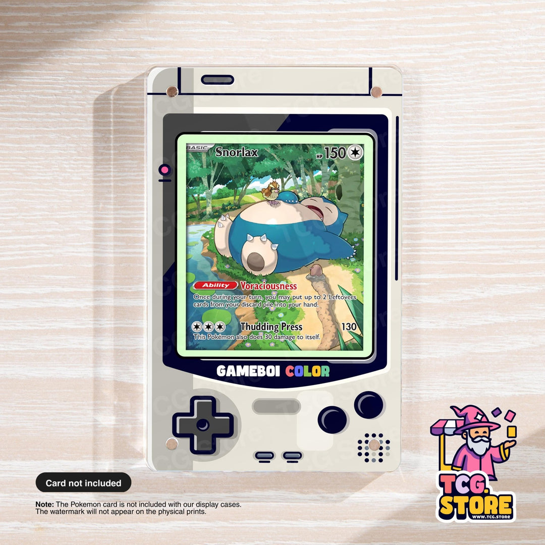 Gray Gameboy Color Pokémon Extended Art Display - TCG.Store - TCGDotStore