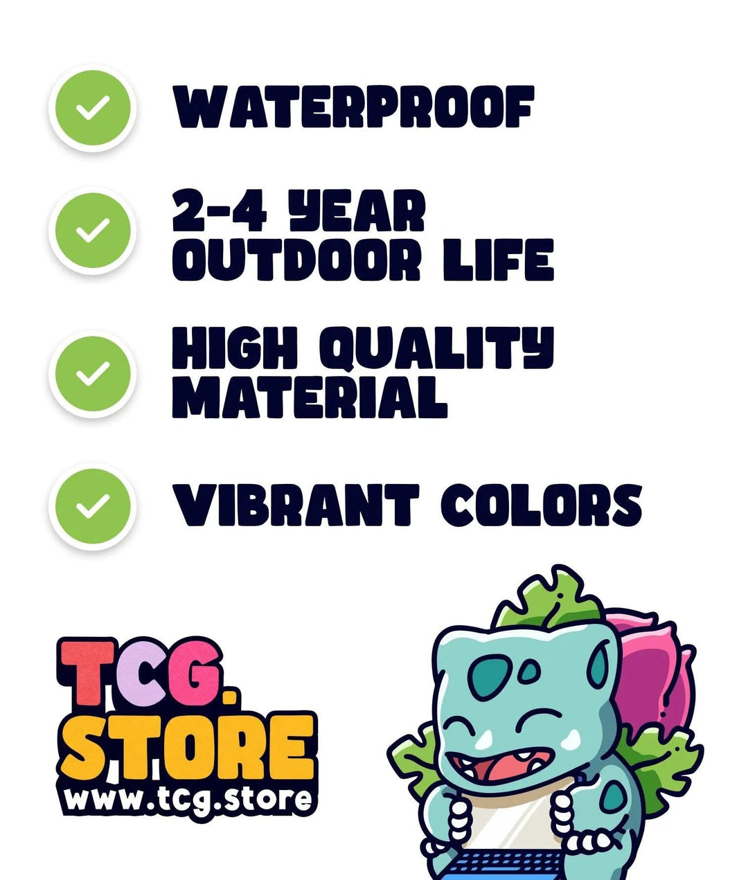 Ivysaur Pokemon Sticker - TCG.Store - TCGDotStore