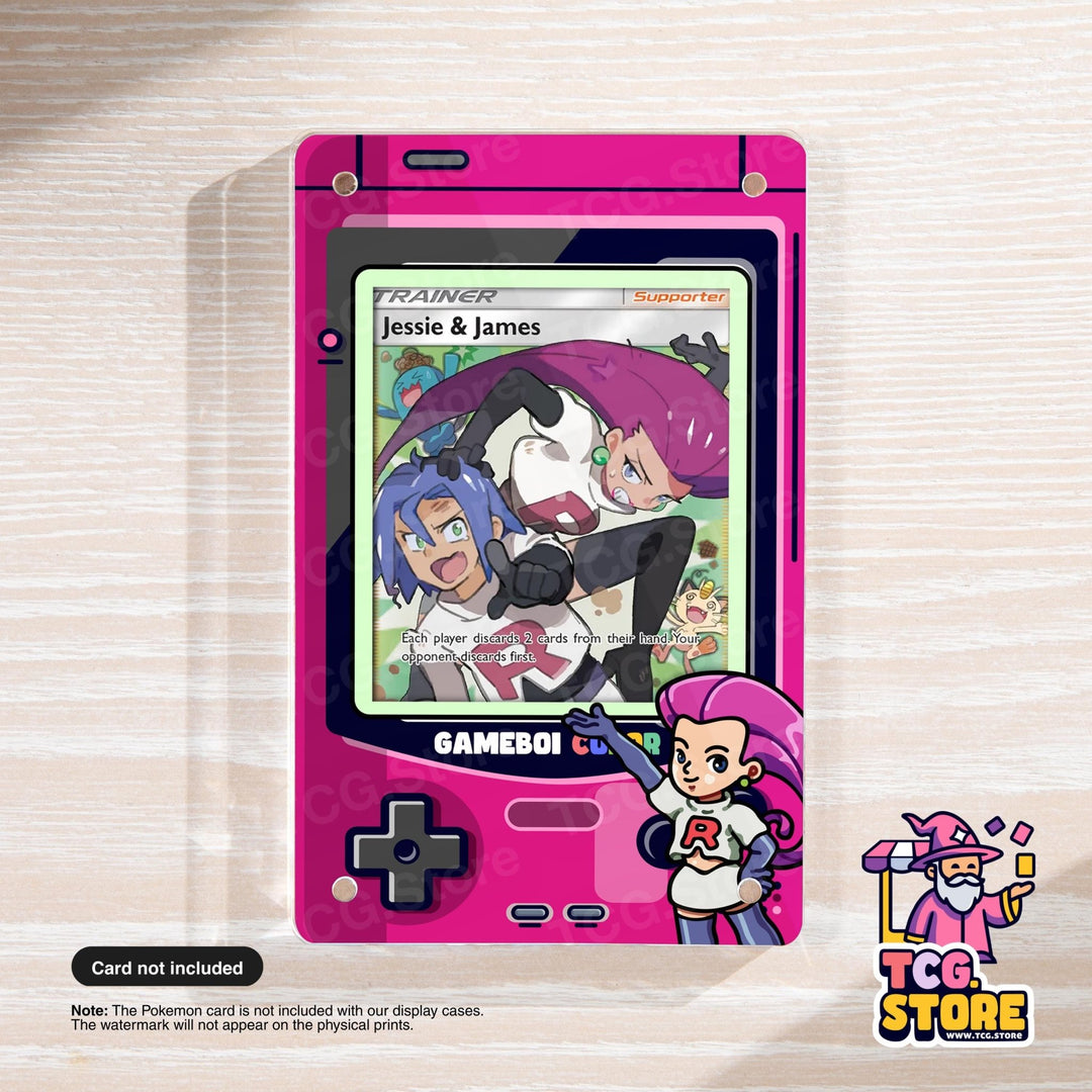 Jessie Pink Gameboy Color Pokémon Extended Art Display - TCG.Store - TCGDotStore