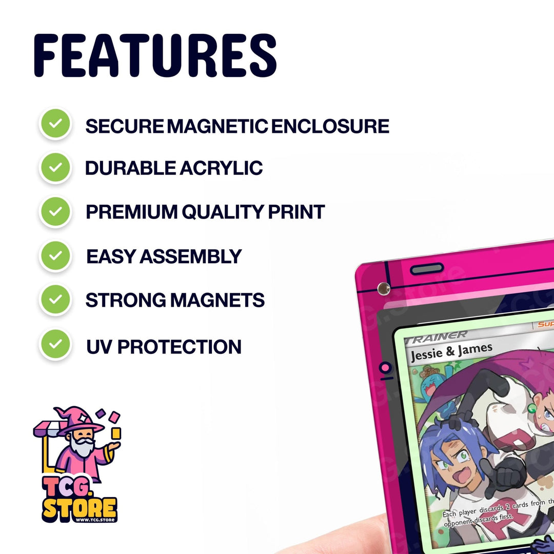 Jessie Pink Gameboy Color Pokémon Extended Art Display - TCG.Store - TCGDotStore