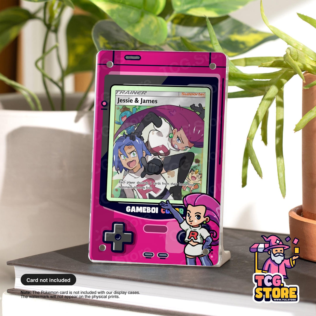 Jessie Pink Gameboy Color Pokémon Extended Art Display - TCG.Store - TCGDotStore