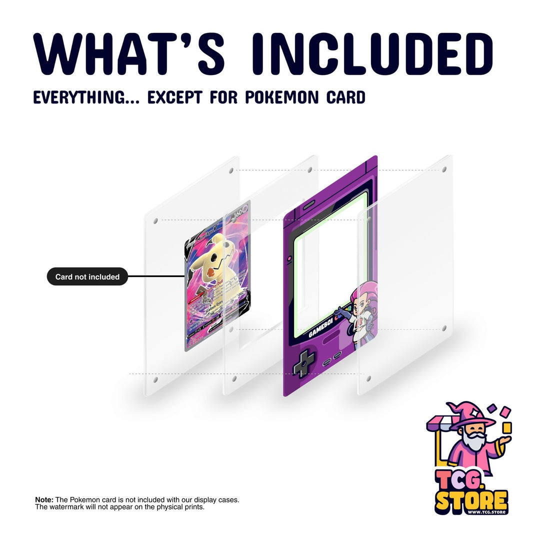 Jessie Purple Gameboy Color Pokémon Extended Art Display - TCG.Store - TCGDotStore