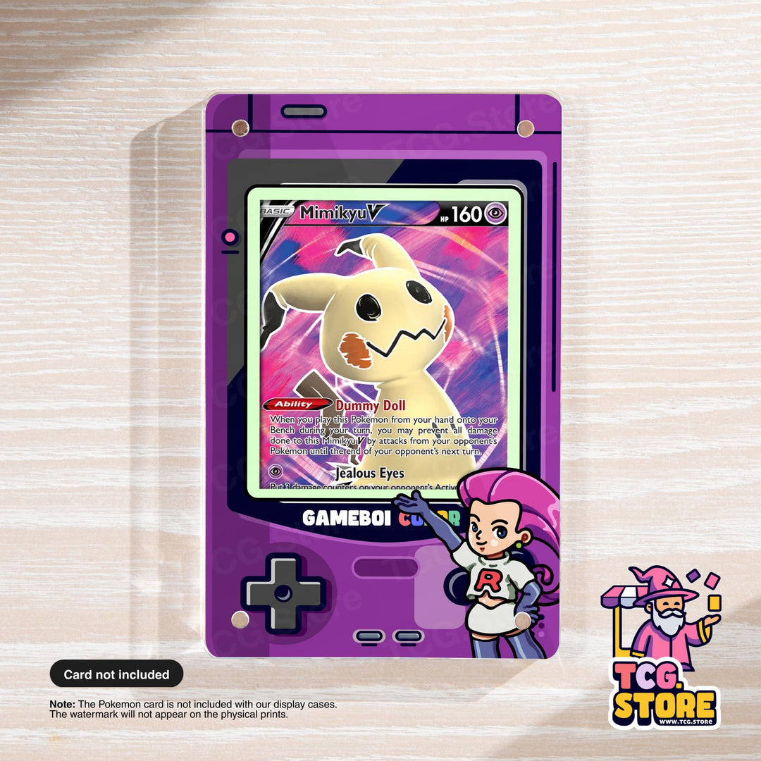 Jessie Purple Gameboy Color Pokémon Extended Art Display - TCG.Store - TCGDotStore