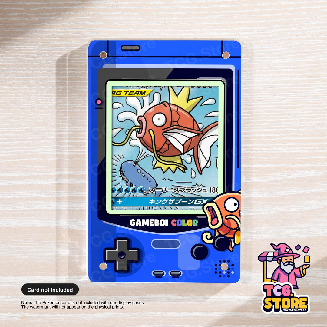 Magikarp Blue Gameboy Color Pokémon Extended Art Display - TCG.Store - TCGDotStore