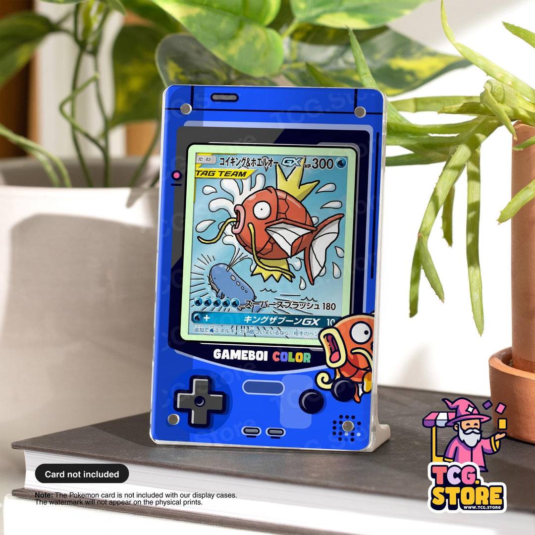Magikarp Blue Gameboy Color Pokémon Extended Art Display - TCG.Store - TCGDotStore
