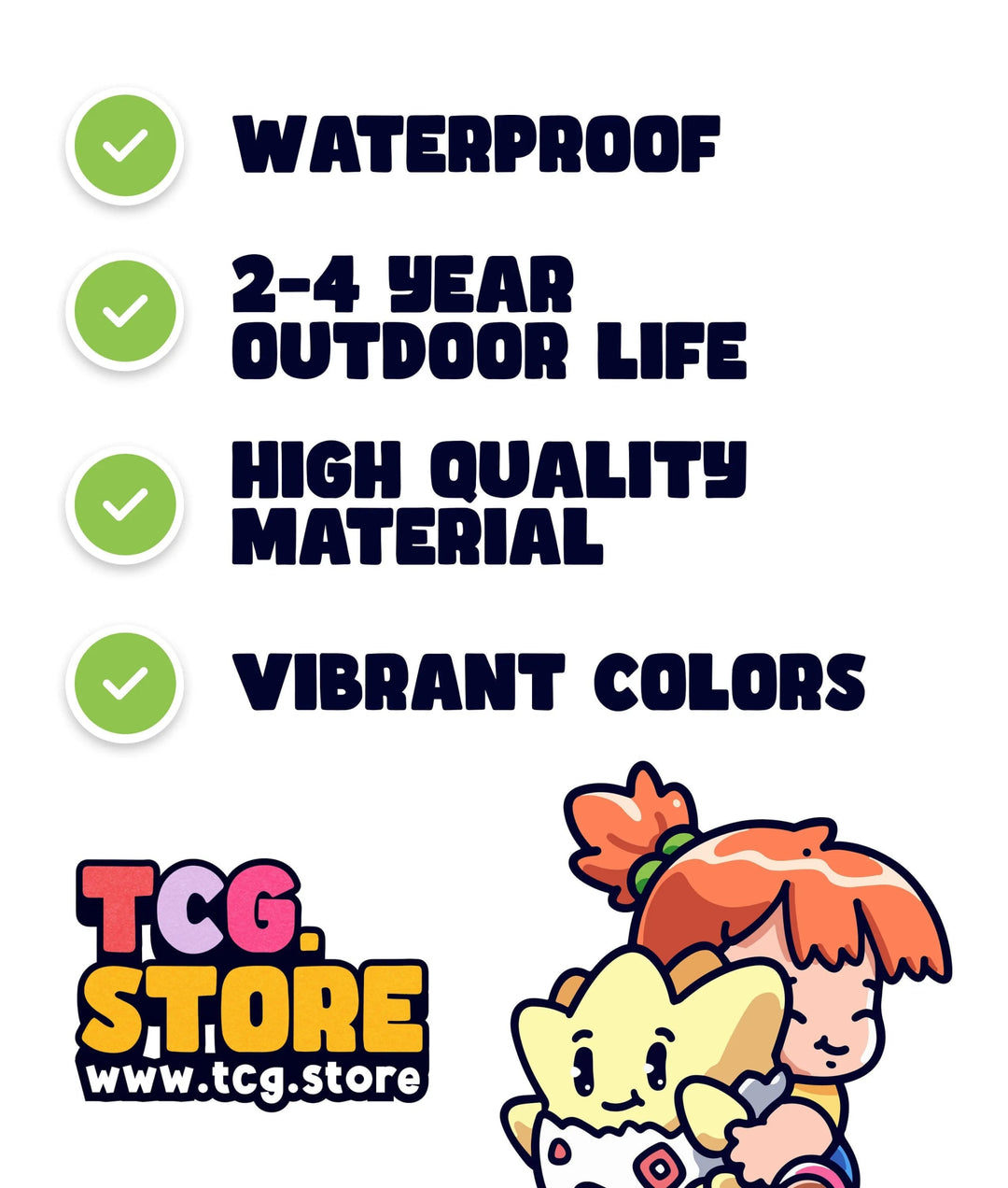 Misty Hugging Togepi Pokemon Sticker - TCG.Store - TCGDotStore