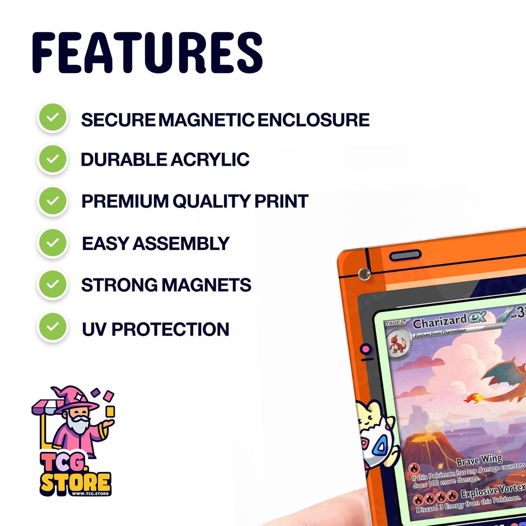 Orange Gameboy Color Pokémon Extended Art Display - TCG.Store - TCGDotStore
