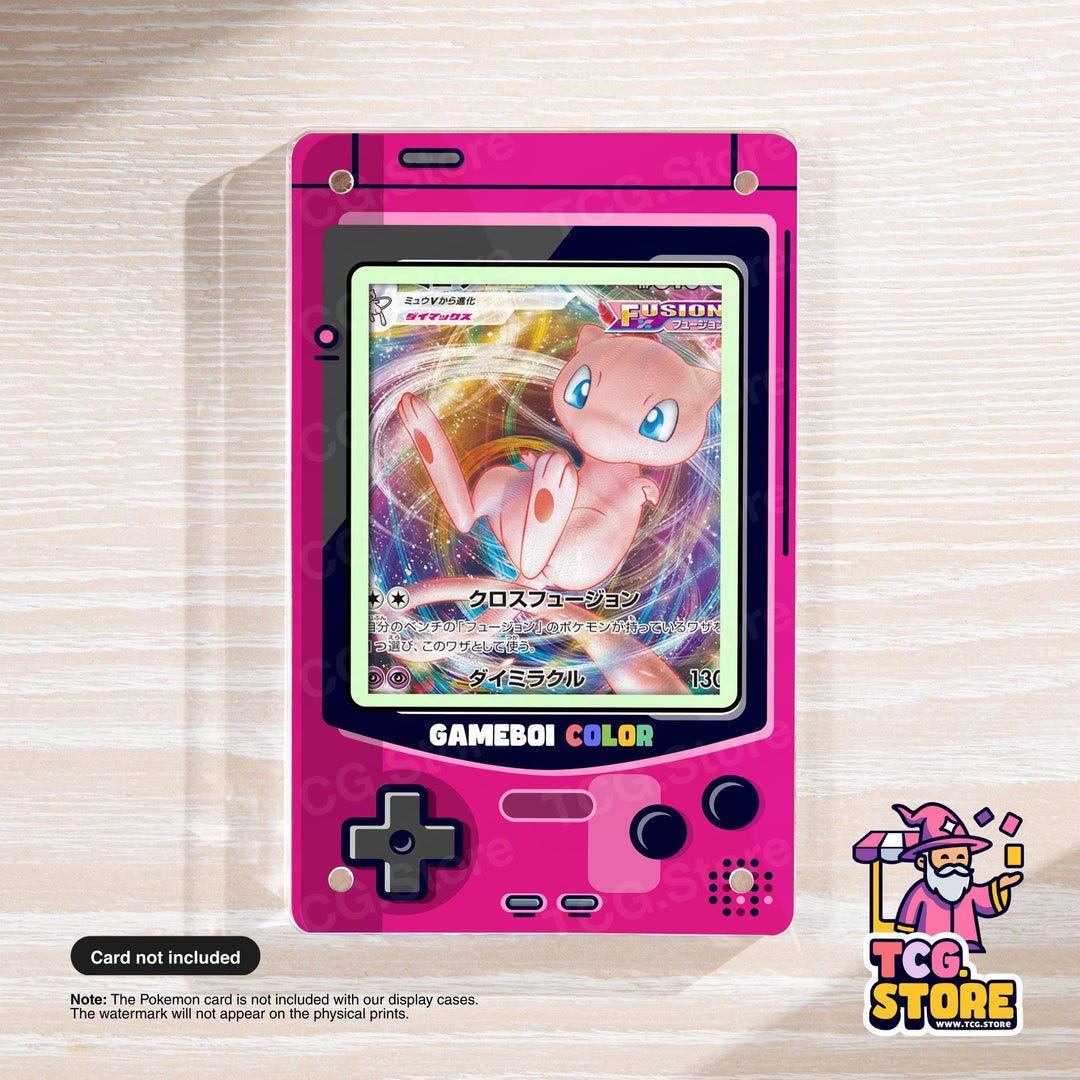 Pink Gameboy Color Pokémon Extended Art Display - TCG.Store - TCGDotStore